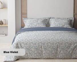 Акция на Комплект постільної білизни ТЕП Happy Sleep Сімейний 2х150x215 см Blue Violet Ранфорс (2-03797_28135) от Rozetka