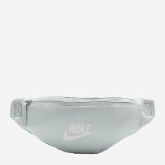 Акция на Спортивна сумка бананка на пояс тканинна Nike CLUB CAP U CB FUT WSH L DB0488-035 Світло-срібляста от Rozetka