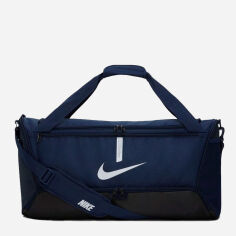 Акція на Спортивна сумка тканинна Nike BRSLA M BKPK 9.5 CU8097-410 Темно-Синя/Чорна/Біла від Rozetka