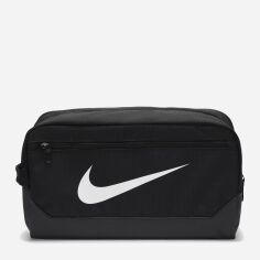 Акция на Спортивна сумка для взуття тканина Nike SHOE BOX BAG LARGE - PRM DM3982-010 Чорна/Біла от Rozetka