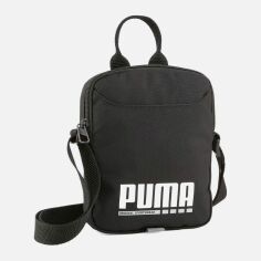 Акция на Спортивна сумка крос-боді через плече тканинна Puma Plus Portable 09034701 Black от Rozetka