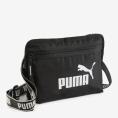 Акция на Спортивна сумка крос-боді через плече жіноча тканинна маленька Puma 09027101 X Black от Rozetka