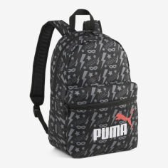 Акция на Рюкзак спортивний тканинний 13 л вміщує формат А4 Puma 07987911 X Black-Super Hero AOP от Rozetka
