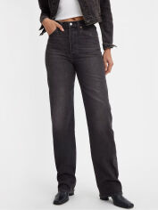 Акція на Джинси Regular Fit жіночі Levi`s Ribcage Full Length 79078-0011 30-34 Чорні від Rozetka