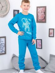 Акція на Дитяча піжама для хлопчика Носи своє 6076-015-33-4 116 см Бірюзова (p-11011-147321) від Rozetka