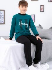 Акція на Підліткова піжама для хлопчика Носи своє 6076-001-33-1 152 см Смарагдова (Н) (p-13296-147996) від Rozetka