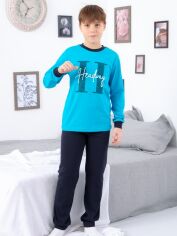 Акция на Підліткова піжама для хлопчика Носи своє 6076-001-33-1 152 см Світло-бірюзова (Н) (p-13296-147997) от Rozetka
