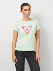 Акція на Футболка жіноча Guess W1YI1B-I3Z14-A82R XS Весняний день від Rozetka