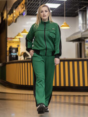 Акция на Спортивний костюм жіночий VLAVI Марго 139902 60 Зелений от Rozetka
