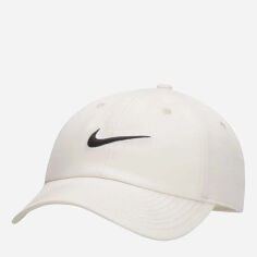 Акція на Кепка Nike CLUB CAP U CB JDI L FB5369-072 M/L Бежева/Чорна від Rozetka