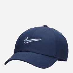 Акція на Кепка Nike RISE CAP S CB FUT TRKR L FB5369-410 L/XL Темно-синя від Rozetka