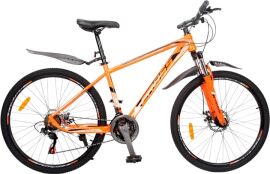 Акция на Велосипед Cross 29" Kron Рама-20" Orange (29СTS-004341) + Велосипедні шкарпетки в подарунок от Rozetka
