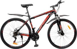 Акция на Велосипед Cross 27.5" Stinger Рама-18" Black-Red (27СTS-004318) + Велосипедні шкарпетки в подарунок от Rozetka