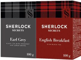 Акція на Набір чорного чаю Sherlock Secrets Earl Grey 100 г + English Breakfast 100 г від Rozetka