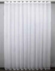 Акція на Тюль VR-Textil Льон колекція Івонна Колір білий зі сріблястим вкрапленням 5х2.5м (43-049T) від Rozetka