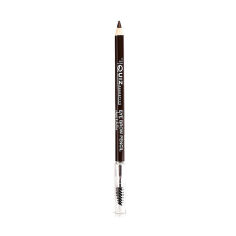 Акція на Олівець для брів Quiz Cosmetics Eye Brow Pencil, 01 Deep Brown, 0.7 г від Eva