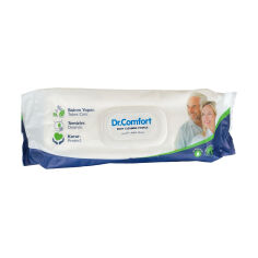 Акція на Вологі серветки для тіла Dr. Comfort, 21*24 см, 50 шт від Eva