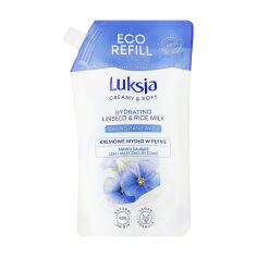 Акція на Рідке крем-мило Luksja Creamy & Soft Hydrating Linseed & Rice Milk Caring Hand Wash, 900 мл (дой-пак) від Eva