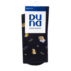 Акція на Шкарпетки чоловічі Duna 2264 чорний, розмір 25-27 від Eva