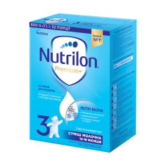 Акция на Суха молочна суміш Nutrilon Premium+ 3, 12-18 місяців, 800 г от Eva