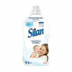 Акція на Кондиціонер для білизни Silan Sensitive & Baby, 64 цикли прання, 1.408 л від Eva