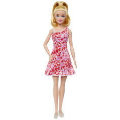 Акція на ​Лялька Barbie Fashionistas у сарафані в квітковий принт (HJT02) від Будинок іграшок