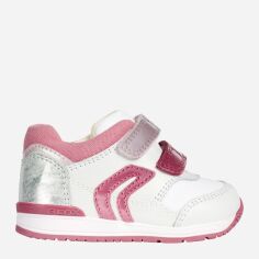 Акція на Дитячі кросівки для дівчинки Geox B840LA-08510-C0563 24 Білий/Рожевий від Rozetka