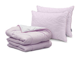 Акция на Набор Лаванда одеяло и 2 подушки Dormeo 200х200 см + 2 подушки 50х70 см от Podushka