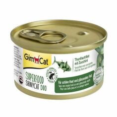 Акція на Вологий корм для кішок GimCat Superfood Shiny Cat Duo Тунець з цукіні, 70 г від Eva