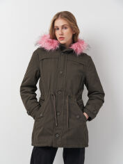 Акция на Куртка Brandit Ladies Franka Ripstop Parka 9431.171-XL Зелена от Rozetka