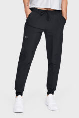Акція на Жіночі чорні спортивні штани UA Armour Sport Woven Pant Under Armour XS 1348447-001 від Rozetka