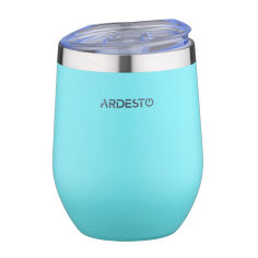 Акція на Термокружка 350 мл Compact Mug Ardesto AR2635MMS голубая від Podushka