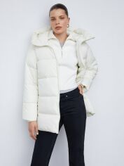 Акція на Куртка демісезонна з капюшоном жіноча Mango Tokyo 57067702-02 XS Біла від Rozetka