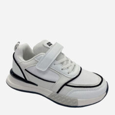 Акція на Дитячі кросівки для дівчинки Clibee LC970-White-Black 33 Білі від Rozetka