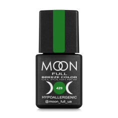 Акція на Гель-лак для нігтів Moon Full Breeze Color Gel Рolish 429 Світло-зелений, 8 мл від Eva