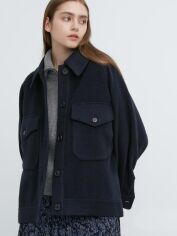 Акція на Куртка демісезонна жіноча Uniqlo 878215478 M Синя від Rozetka