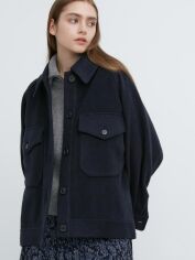 Акція на Куртка демісезонна жіноча Uniqlo 878215478 XS Синя від Rozetka