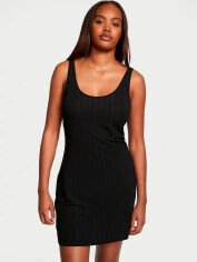 Акція на Нічна сорочка великого розміру жіноча Victoria's Secret 477344970 L Чорна від Rozetka