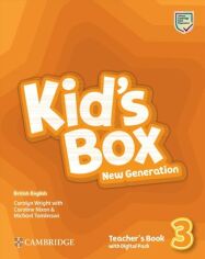 Акція на Kid's Box New Generation 3: Teacher's Book with Digital Pack від Y.UA
