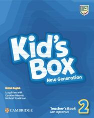 Акція на Kid's Box New Generation 2: Teacher's Book with Digital Pack від Y.UA
