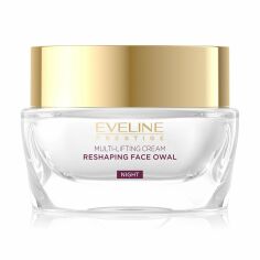 Акция на Нічний ліфтинг-крем Eveline Cosmetics Magic Lift Multi-Lifting Cream Reshaping Face Oval Night відновлювальний овал обличчя, 50 мл от Eva