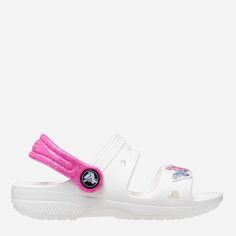 Акция на Дитячі сандалії для дівчинки Crocs Classic Embellished Sandal TCR207803 27-28 Білі от Rozetka