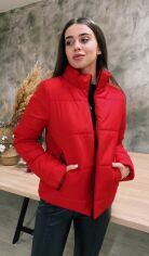 Акція на Куртка жіноча демісезонна КML 0020/4 XL-XXL (50-52) Червоний (KML - 0020/4 C) від Rozetka