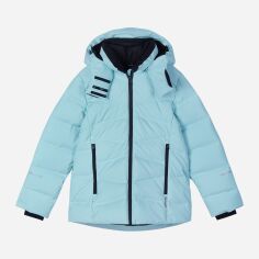 Акция на Підліткова зимова термо куртка для дівчинки Reima Vanttaus 531572_6030 164 см Блакитна от Rozetka