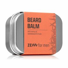 Акция на Чоловічий бальзам для бороди ZEW For Men Beard Balm з конопляною олією, 80 мл от Eva