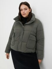 Акция на Куртка зимова жіноча Sinsay 1428F-79X XL Хакі от Rozetka