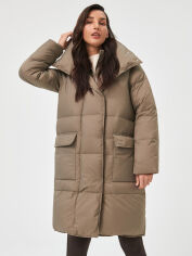 Акция на Куртка зимова жіноча Sinsay ZT943-80X XL Коричнева от Rozetka