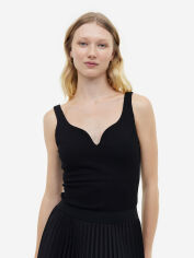 Акція на Топ жіночий H&M 061128562_black L Чорний від Rozetka