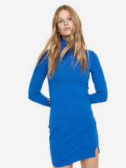 Акція на Плаття міні літнє жіноче H&M 061089855_blue M Синє від Rozetka