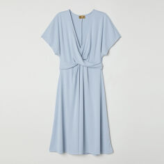 Акція на Плаття-футболка міді літнє жіноче H&M 0642960 36 Синє від Rozetka